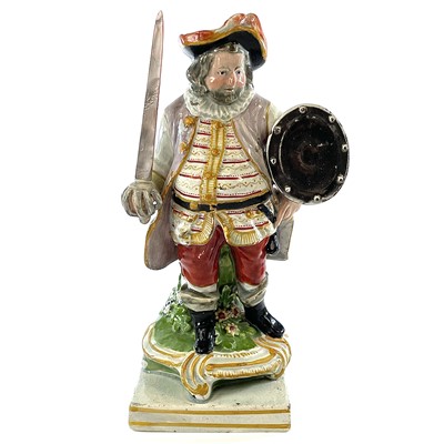 Lot 871 - A Wood and Caldwell pottery figure of Falstaff,...