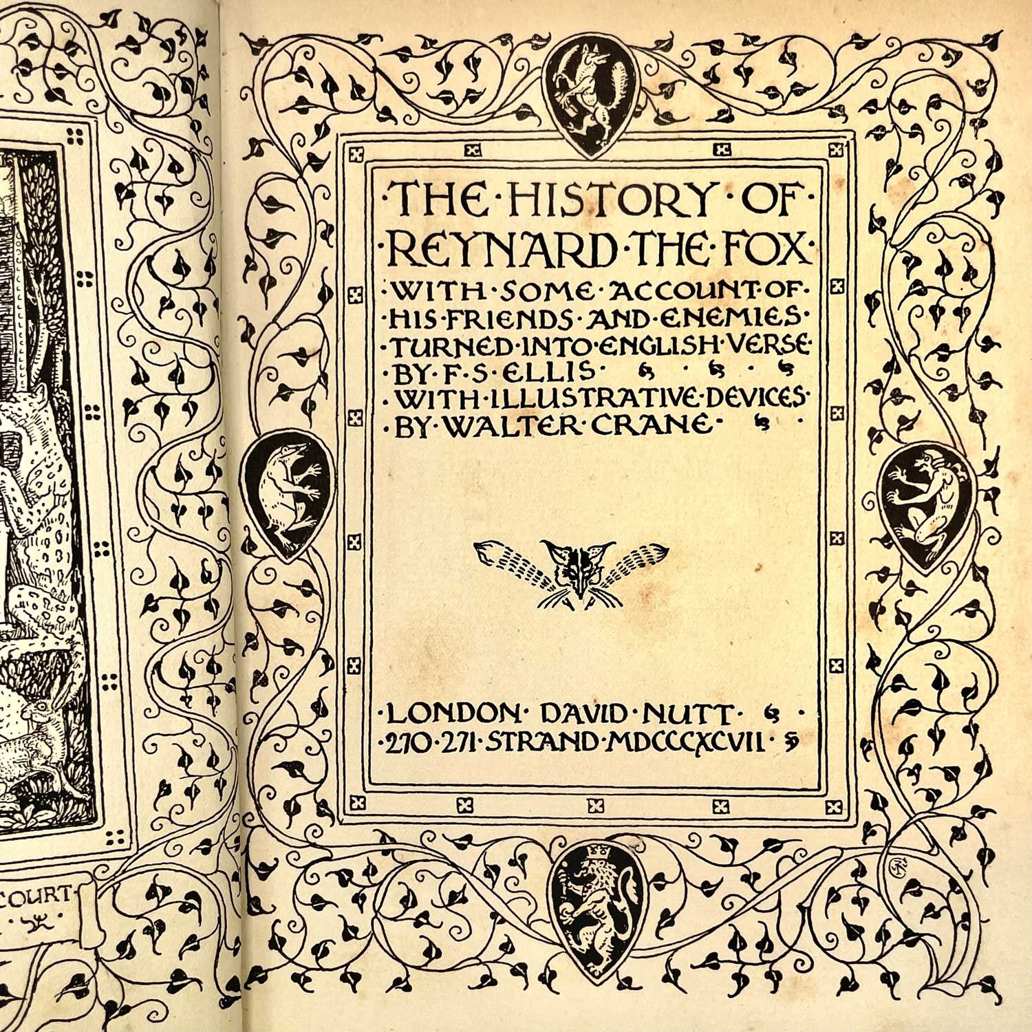 Lot 292 - F. S. ELLIS. 'The History of Reynard the Fox......