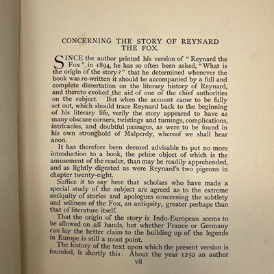 Lot 292 - F. S. ELLIS. 'The History of Reynard the Fox......