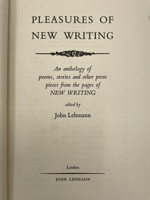 Lot 296 - JOHN LEHMANN (Ed). 'Pleasures of New Writing,'...