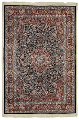 Lot 1211 - A fine quality Mashad Moud carpet, Khorasan, North East Persia.