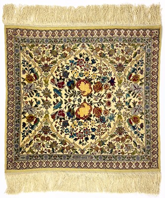 Lot 126 - An exceptionally fine Hereke silk rug.