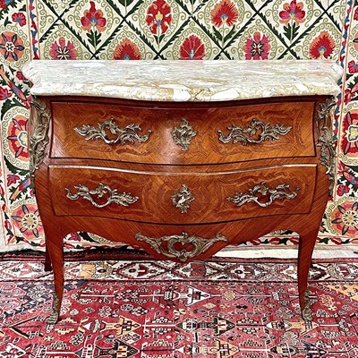 Lot 1826 - A French Louis XVI style kingwood, crossbanded...