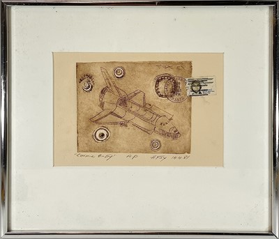 Lot 1405 - HARRY FOX 'Cosmic entry', Artist's proof...
