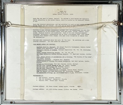 Lot 1405 - HARRY FOX 'Cosmic entry', Artist's proof...