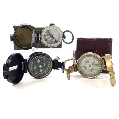 Lot 80 - A geologist's compass by Breithaupt Kassel...