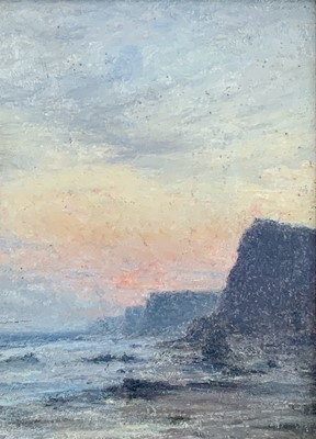 Lot 584 - Owen DALZIEL (1860-1942) Coastal Scene Oil on...