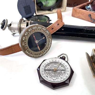 Lot 177 - A Spencer & Co London compass in presentation...
