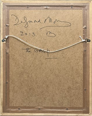 Lot 558 - Desmond MORRIS (1928) The Gossip Mixed media...