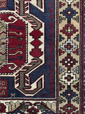 Lot 1217 - A Lenkoran design rug, mid 20th century.