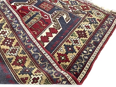 Lot 1217 - A Lenkoran design rug, mid 20th century.