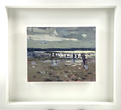 Lot 245 - Bo HILTON (1961) Looking Back to Penzance Oil...