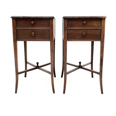 Lot 1913 - A pair of American 'Grand Rapids' mahogany...