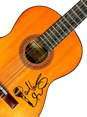 Lot 322 - Signed PAUL Young, with a Cornwall Coliseum concert poster.