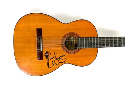 Lot 322 - Signed PAUL Young, with a Cornwall Coliseum concert poster.