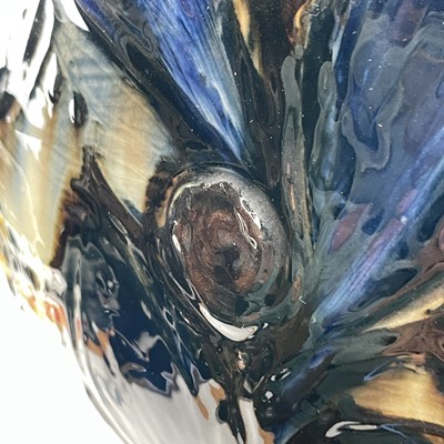 Lot 936 - A Herman Kahler, Danish Art pottery vase, with...