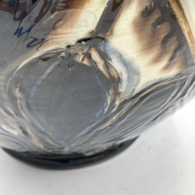 Lot 936 - A Herman Kahler, Danish Art pottery vase, with...