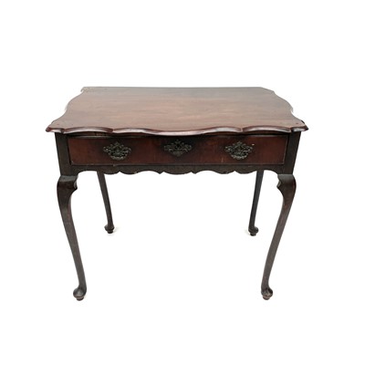 Lot 1914 - An early 18th century mahogany side table, the...