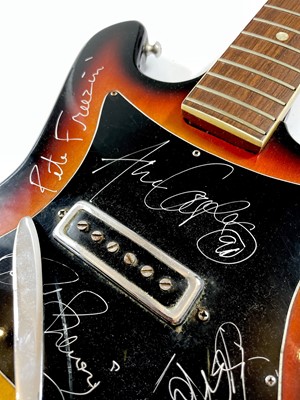 Lot 52 - A SIGNED 'ALICE COOPER' GUITAR.