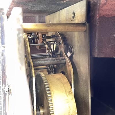 Lot 1715 - A Kosmoid patent time recorder, the silvered...