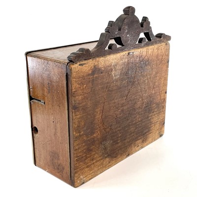 Lot 1715 - A Kosmoid patent time recorder, the silvered...