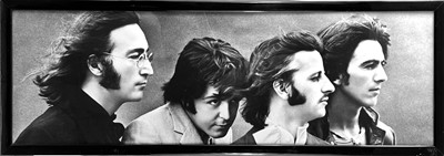 Lot 59 - A Beatles Apple Corp b+w framed poster.