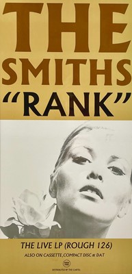 Lot 50 - An original Rough Trade promotional poster for The Smiths 'Rank'.