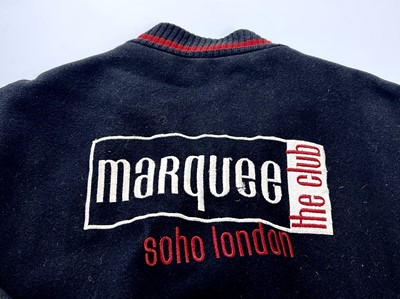 Lot 65 - A 'Marquee Club' of Soho London wool bomber jacket.