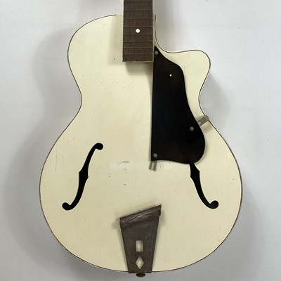 Lot 310 - An early 1960s 'Egmond/Rosetti' Lucky Seven archtop acoustic guitar.