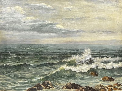 Lot 1436 - James Lynn PITT (1875-1922) The sea off...