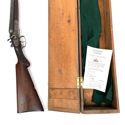 Lot 69 - A deactivated Fred Williams double barrel 12...