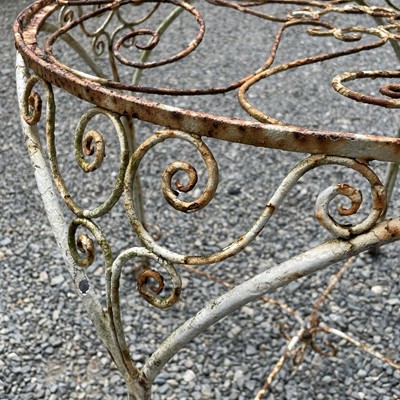 Lot 608 - A wrought iron early 20th-century conservatory...