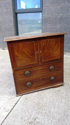 Lot 52 - Antique Mahogany Commode, in need of...