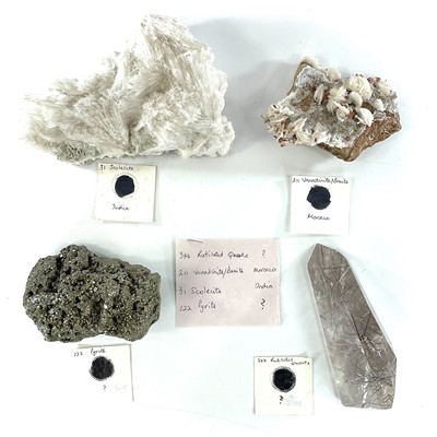 Lot 252 - A group of four good mineral specimens...