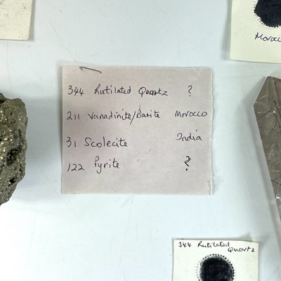 Lot 252 - A group of four good mineral specimens...