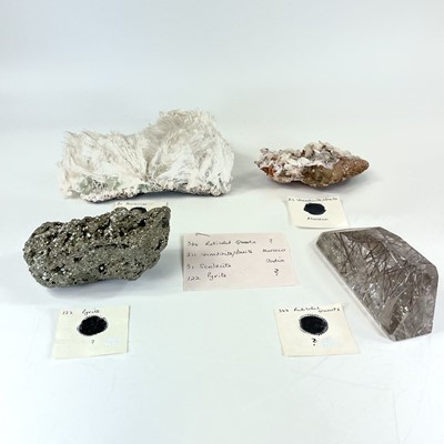 Lot 252 - A group of four good mineral specimens...