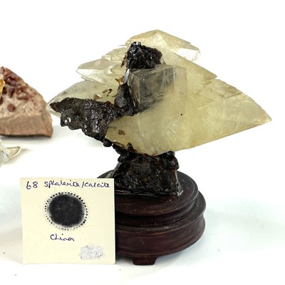 Lot 255 - A group of four exceptional mineral specimens...