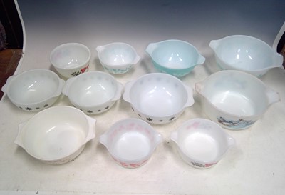 Lot 86 - A Collection of Milk Glass Dishes. Most are...