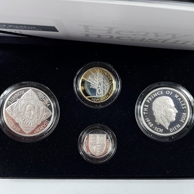 Lot 49 - Royal Mint Great Britain 2008 Silver Proof Piedfort four coin cased collection.