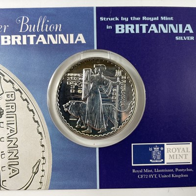 Lot 51 - Royal Mint Great Britain Britannia 1 once Silver coins x8.