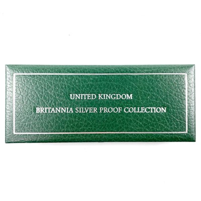 Lot 53 - 1997 Royal Mint Great Britain cased Silver Proof Britannia Collection of 4 coins.