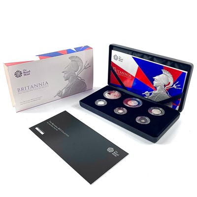 Lot 61 - 2015 Royal Mint Silver Proof 6 coin set "Britannia Collection 2015"