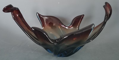 Lot 20 - A Murano glass centrepiece bowl, the width is...