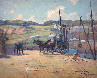 Lot 544 - Arthur BEAUMONT (1879-1956) Smeaton's Pier, St...