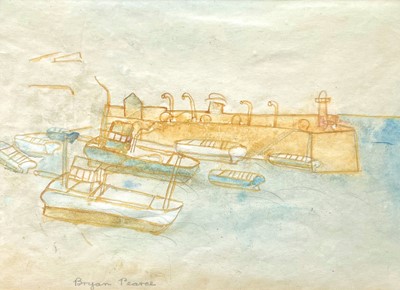 Lot 324 - Bryan PEARCE (1929-2006) St Ives Harbour...