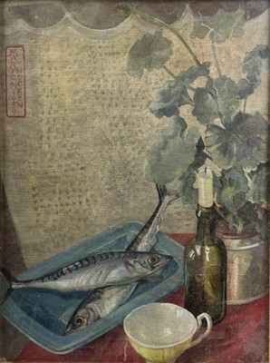 Lot 334 - Marion Grace HOCKEN (1923-1987) Still Life Oil...