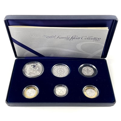 Lot 66 - Royal Mint UK 2007 Family Silver Proof Collection of 6 coins.