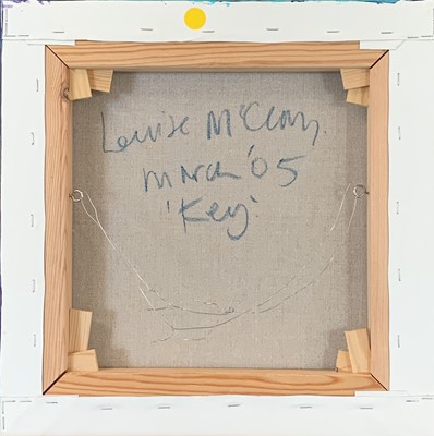 Lot 270 - Louise MCCLARY (1958) Key Acrylic on linen...