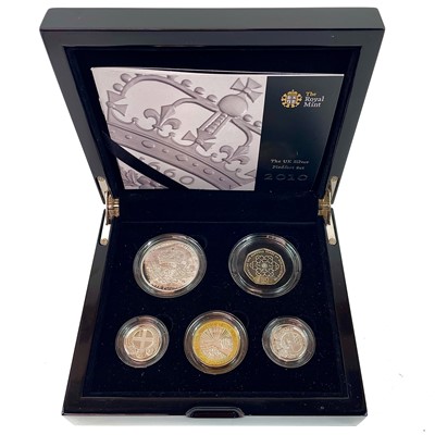 Lot 88 - Royal Mint Piedfort Great Britain 2010 Silver Proof 5 Coin Set.