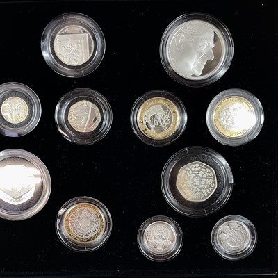 Lot 91 - Royal Mint Great Britain 2011 UK Silver Proof 14 coin set.